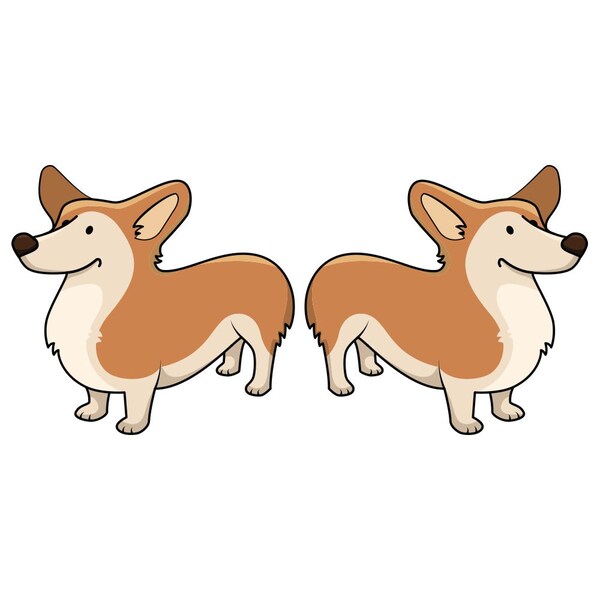 Signmission Pembroke Welsh Corgi Dog Decal, Dog Lover Decor Vinyl Sticker D-24-Pembroke Welsh Corgi - main